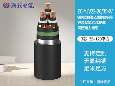 銅芯交聯(lián)聚乙烯絕緣鋼帶鎧裝聚氯乙烯護套高壓電力電纜 銅芯交聯(lián)聚乙烯絕緣鋼帶鎧裝聚氯乙烯護套高壓電力電纜