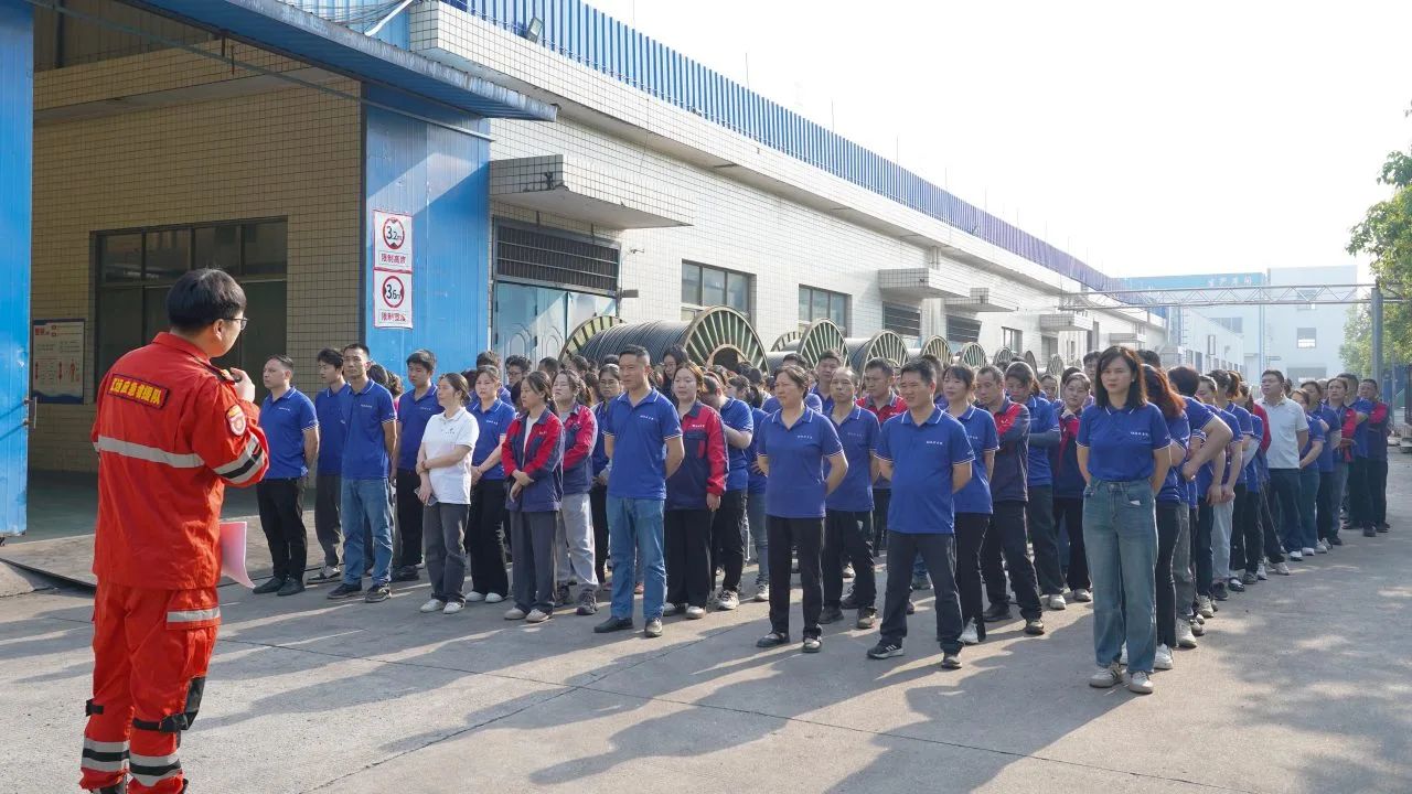 2025年湘聯(lián)電纜消防綜合演習(xí)順利舉行！