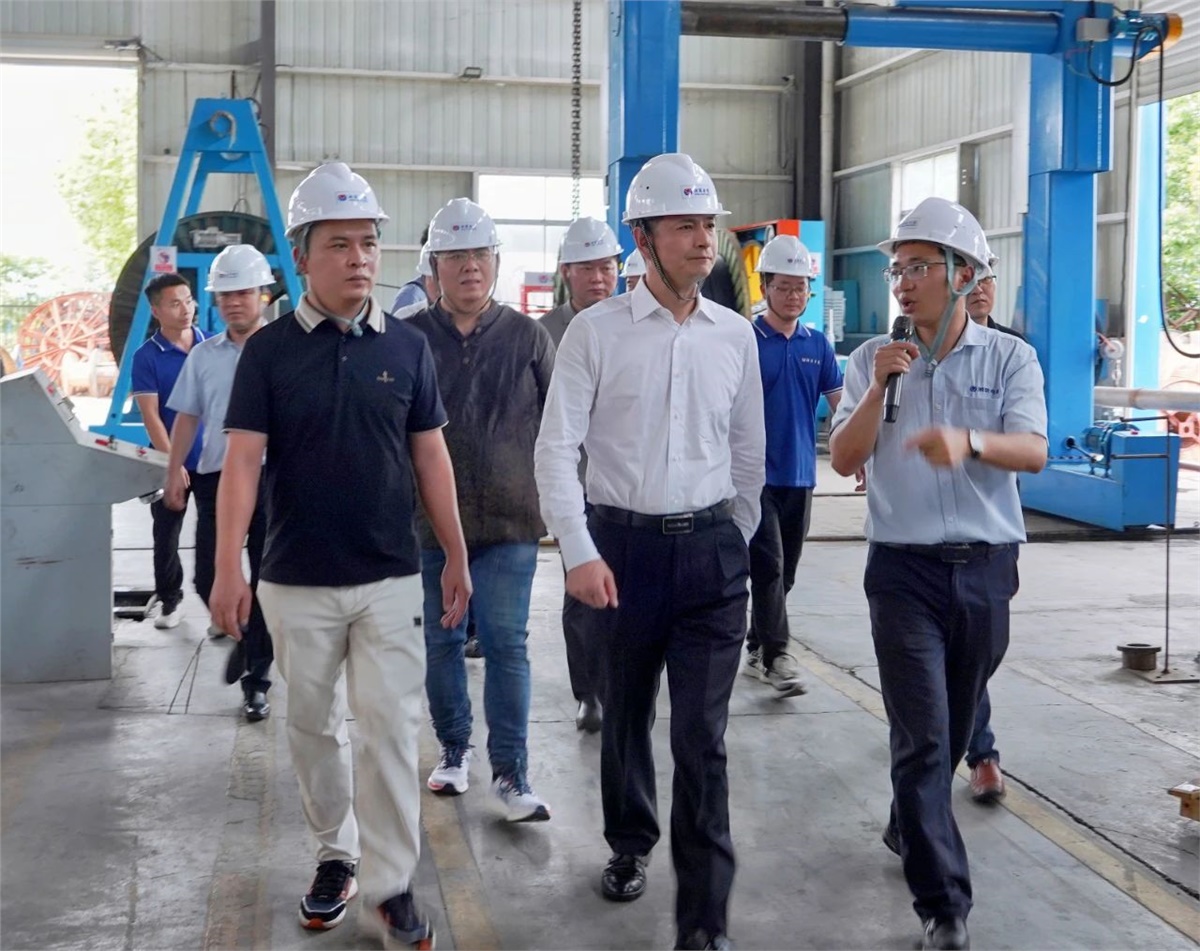 瀏陽市委副書記、市長王雄文蒞臨湘聯(lián)電纜調(diào)研指導(dǎo)！